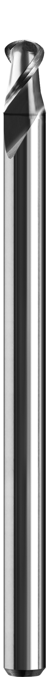 0.0270" Dia, 2 Flute, Ball Nose End Mill - 00691