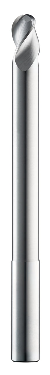 1/4" Dia, 3 Flute, Ball Nose End Mill - 34942