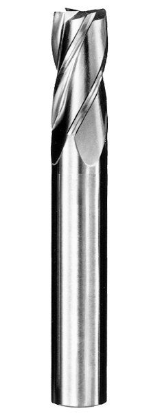 3/16" Dia, 4 Flute, Square End End Mill - 35479