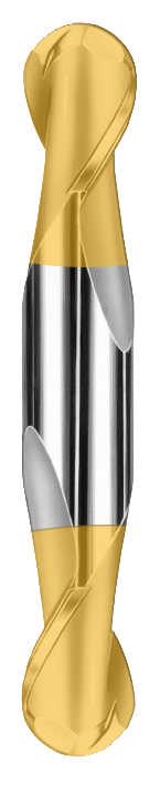 1/2" Dia, 2 Flute, Ball Nose End Mill - 31580