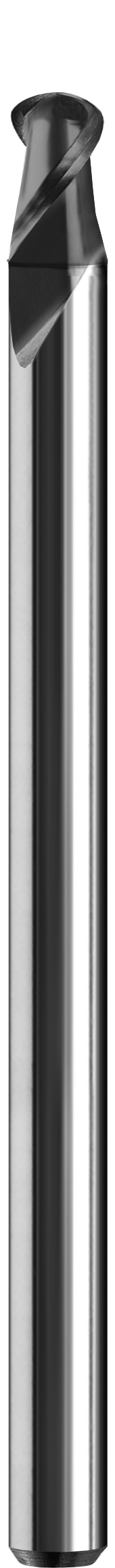 0.0270" Dia, 2 Flute, Ball Nose End Mill - 03051