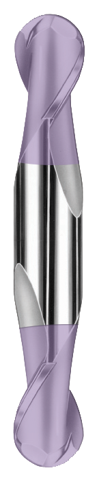 1/2" Dia, 2 Flute, Ball Nose End Mill - 39690