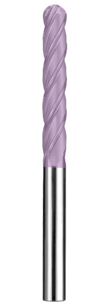 1" Dia, 4 Flute, Ball Nose End Mill - 31927